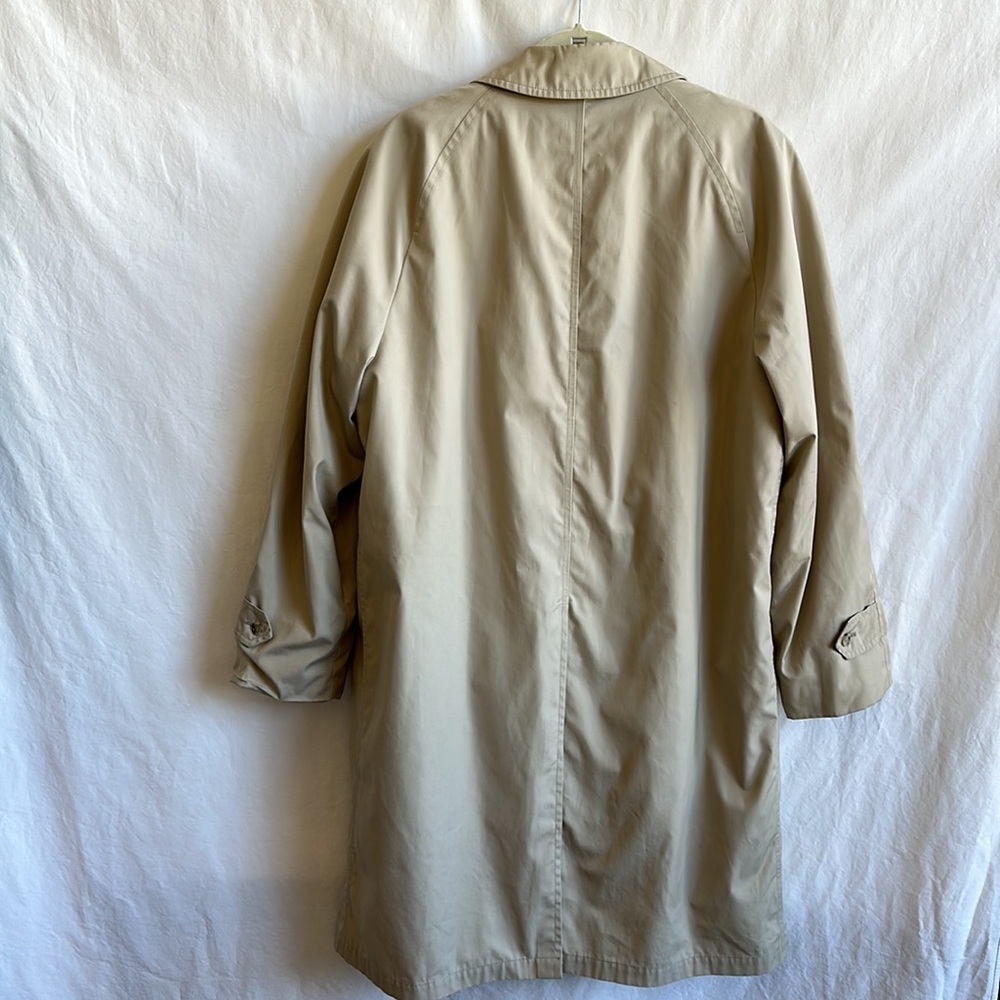 London Fog vintage classic beige coat with zip-in cold weather liner, 42 Reg - Picture 4 of 9